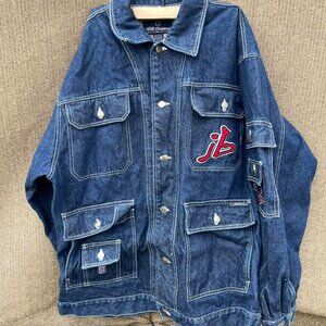 JB Original New York Jeans heavyweight denim jacket Men’s Sz XL